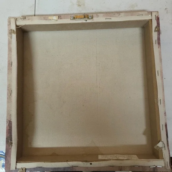 12x12 Adorable Textured Pig Canvas Print Picture Wall Art - Picture 2 of 2